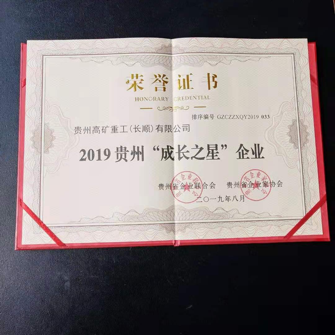 爱游戏·体育app(中国)官方下载荣获2019贵州“成长之星”企业称号